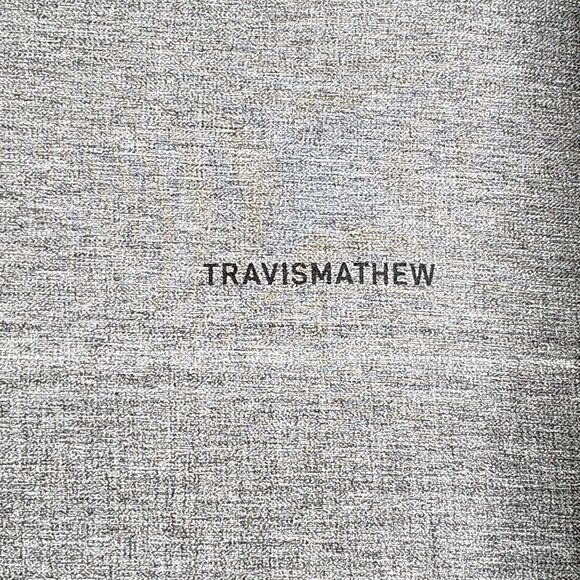Travis Mathew Quarter Zip Pullover Gray Men's Size Large L Long Sleeve - Picture 7 of 12